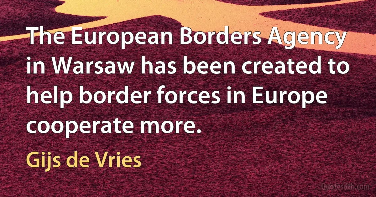 The European Borders Agency in Warsaw has been created to help border forces in Europe cooperate more. (Gijs de Vries)