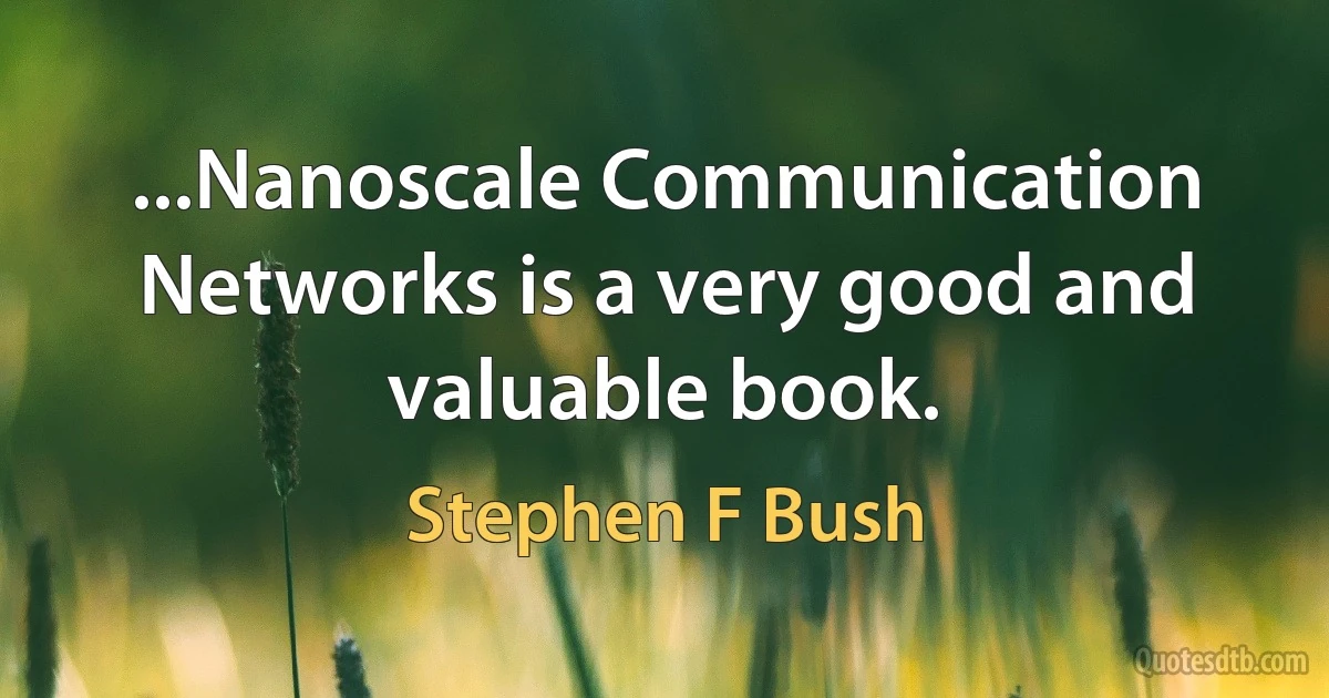 ...Nanoscale Communication Networks is a very good and valuable book. (Stephen F Bush)