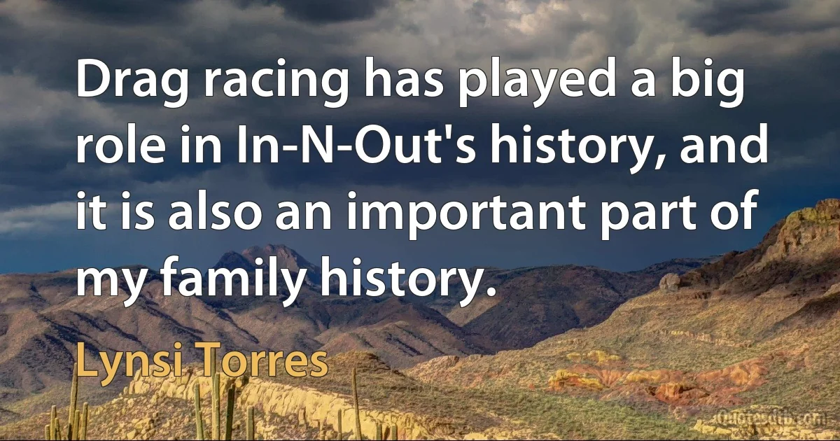 Drag racing has played a big role in In-N-Out's history, and it is also an important part of my family history. (Lynsi Torres)