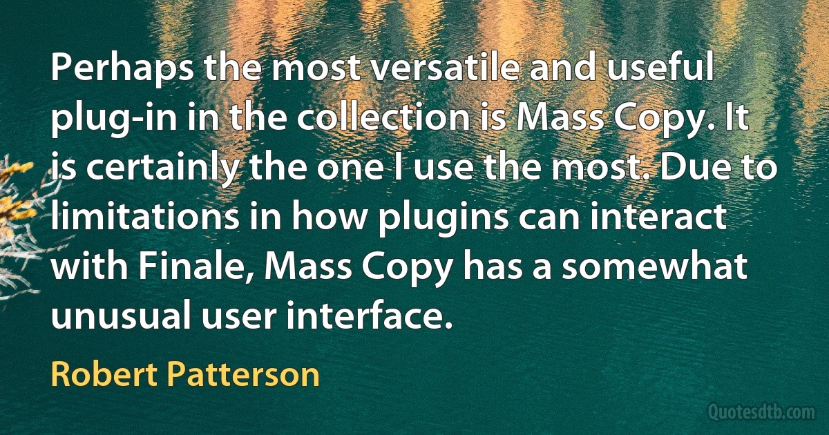 Perhaps the most versatile and useful plug-in in the collection is Mass Copy. It is certainly the one I use the most. Due to limitations in how plugins can interact with Finale, Mass Copy has a somewhat unusual user interface. (Robert Patterson)