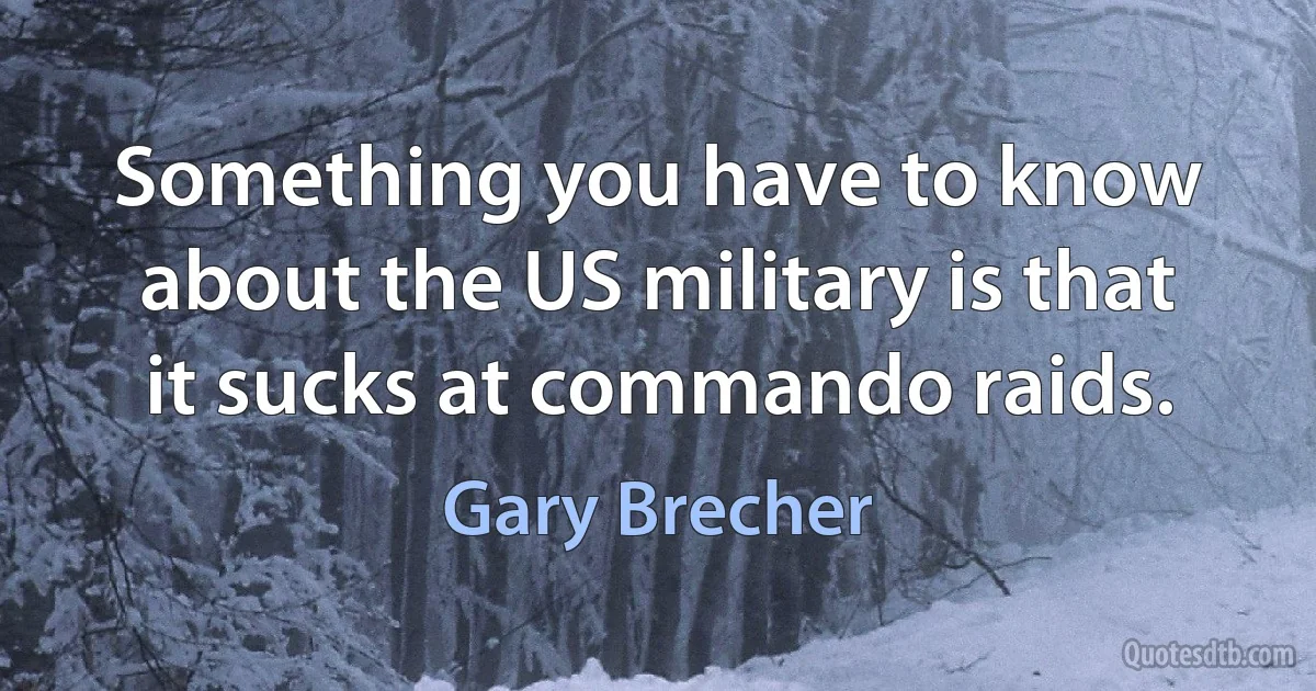 Something you have to know about the US military is that it sucks at commando raids. (Gary Brecher)